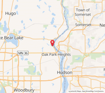 Map of Stillwater, Minnesota