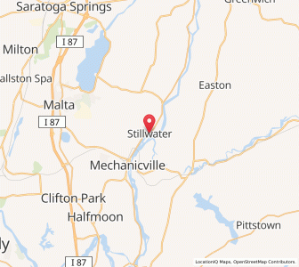 Map of Stillwater, New York