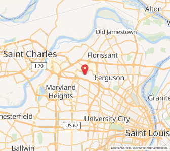 Map of STL - St. Louis Lambert International Airport, Missouri