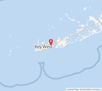 Map of Stock Island, Florida
