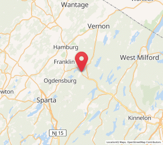 Map of Stockholm, New Jersey