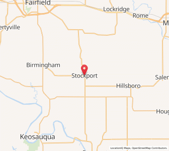 Map of Stockport, Iowa