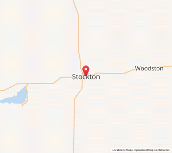 Map of Stockton, Kansas