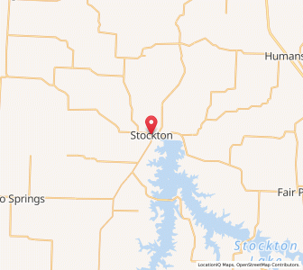 Map of Stockton, Missouri