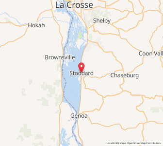 Map of Stoddard, Wisconsin