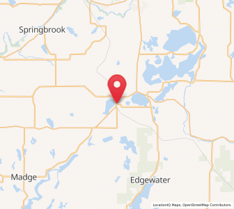 Map of Stone Lake, Wisconsin