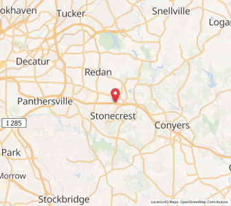 Map of Stonecrest, Georgia