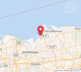 Map of Stony Brook, New York