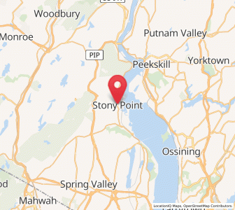 Map of Stony Point, New York