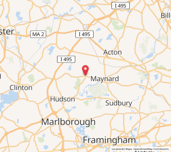 Map of Stow, Massachusetts