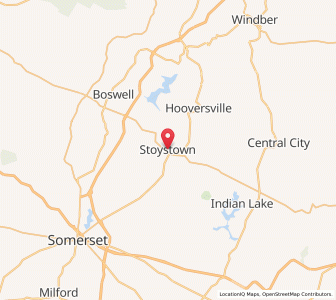 Map of Stoystown, Pennsylvania
