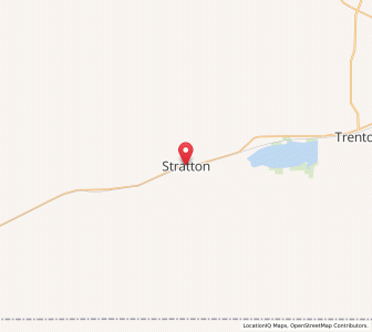 Map of Stratton, Nebraska