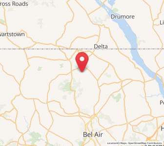 Map of Street, Maryland