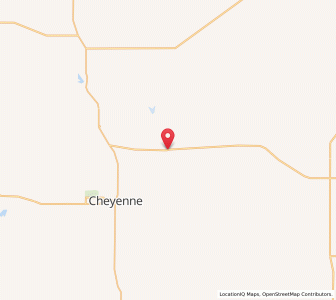 Map of Strong City, Oklahoma