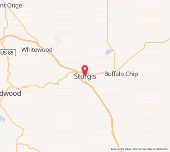 Map of Sturgis, South Dakota