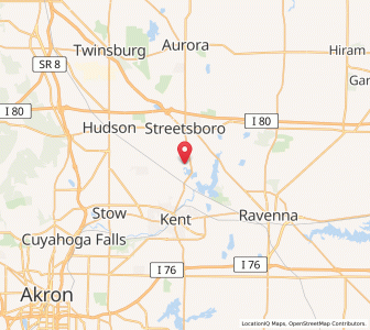 Map of Sugar Bush Knolls, Ohio