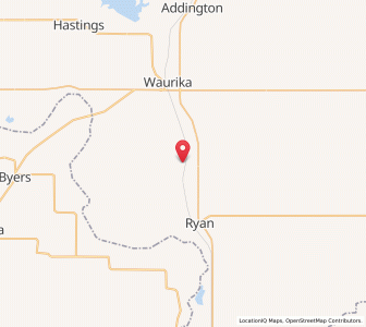 Map of Sugden, Oklahoma