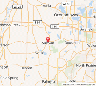 Map of Sullivan, Wisconsin