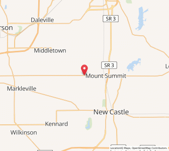 Map of Sulphur Springs, Indiana