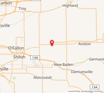 Map of Summerfield, Illinois