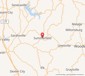 Map of Summerfield, Ohio