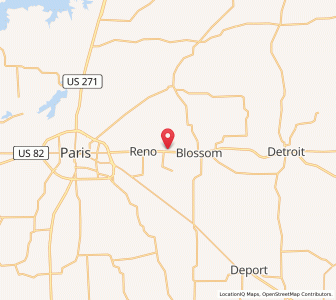 Map of Sun Valley, Texas