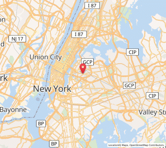 Map of Sunnyside, New York