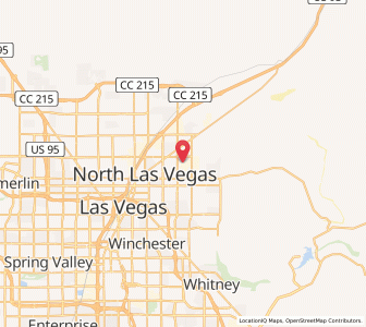 Map of Sunrise Manor, Nevada