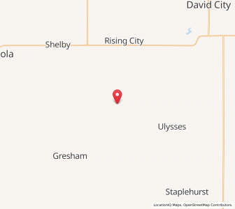 Map of Surprise, Nebraska