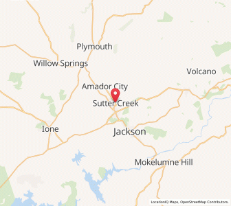 Map of Sutter Creek, California