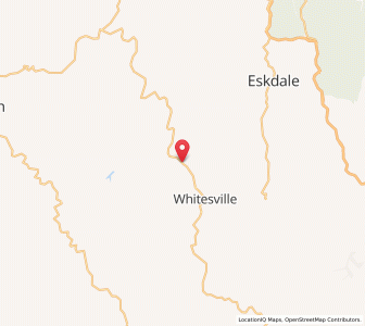 Map of Sylvester, West Virginia