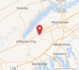 Map of Talbott, Tennessee