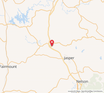 Map of Talking Rock, Georgia