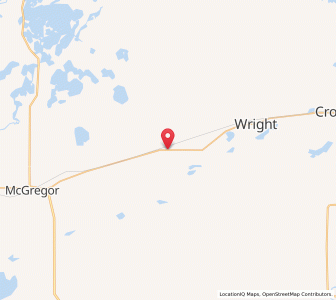 Map of Tamarack, Minnesota