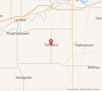 Map of Tampico, Illinois