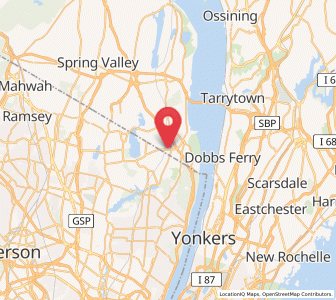 Map of Tappan, New York