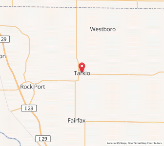 Map of Tarkio, Missouri