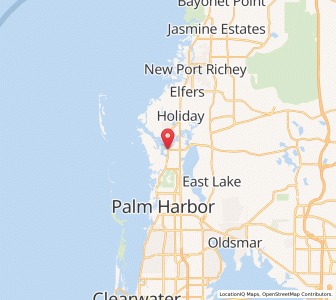 Map of Tarpon Springs, Florida