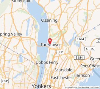 Map of Tarrytown, New York