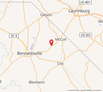 Map of Tatum, South Carolina