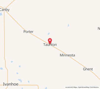 Map of Taunton, Minnesota