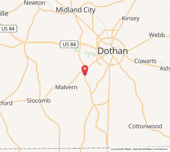 Map of Taylor, Alabama