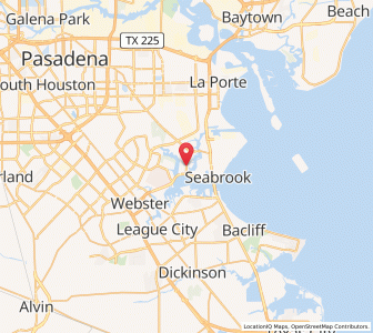 Map of Taylor Lake Village, Texas