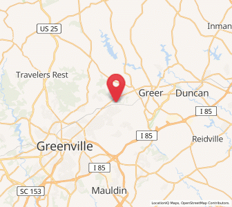 Map of Taylors, South Carolina