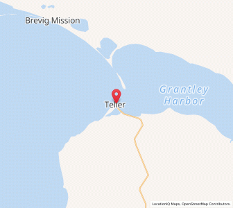 Map of Teller, Alaska