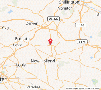 Map of Terre Hill, Pennsylvania