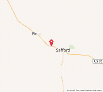 Map of Thatcher, Arizona