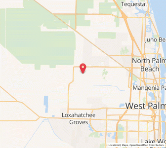 Map of The Acreage, Florida