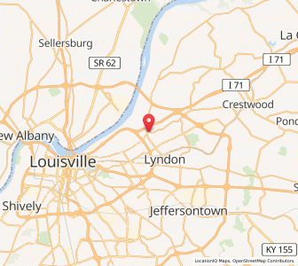 Map of Thornhill, Kentucky