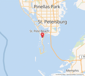 Map of Tierra Verde, Florida